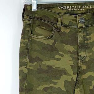 American Eagle Super Stretch X Jegging camo jeans